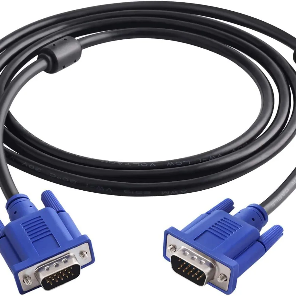 VGA CABLE MALE TO MALE 1.5M BLUE